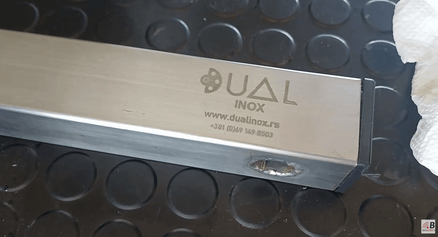 Dual inox - Elektrohemijsko čišćenje varova i štampa metalnih površina